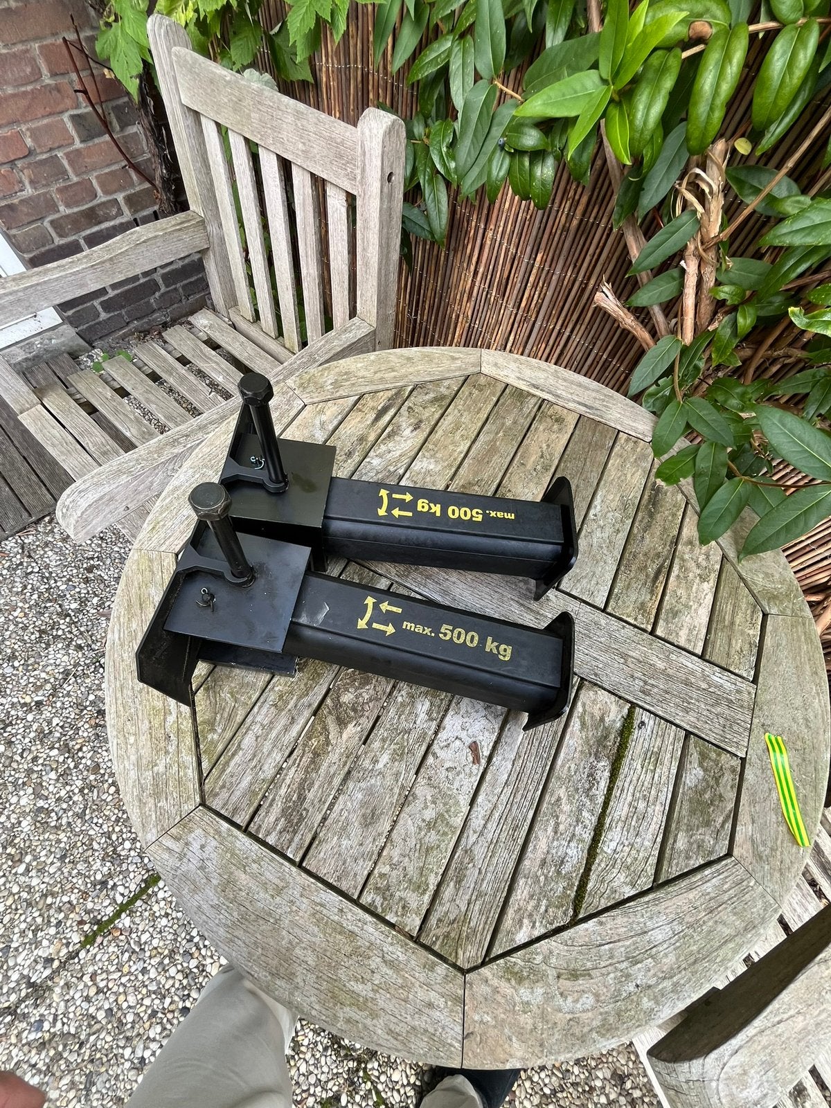 Steunpoten camper dethleffs, Caravans en Kamperen, Ophalen, Nieuw