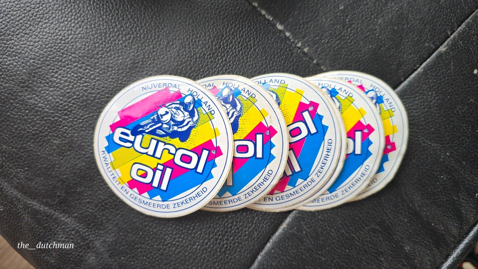 Oude eurol stickers rond  voor de liefhebber, Ophalen
