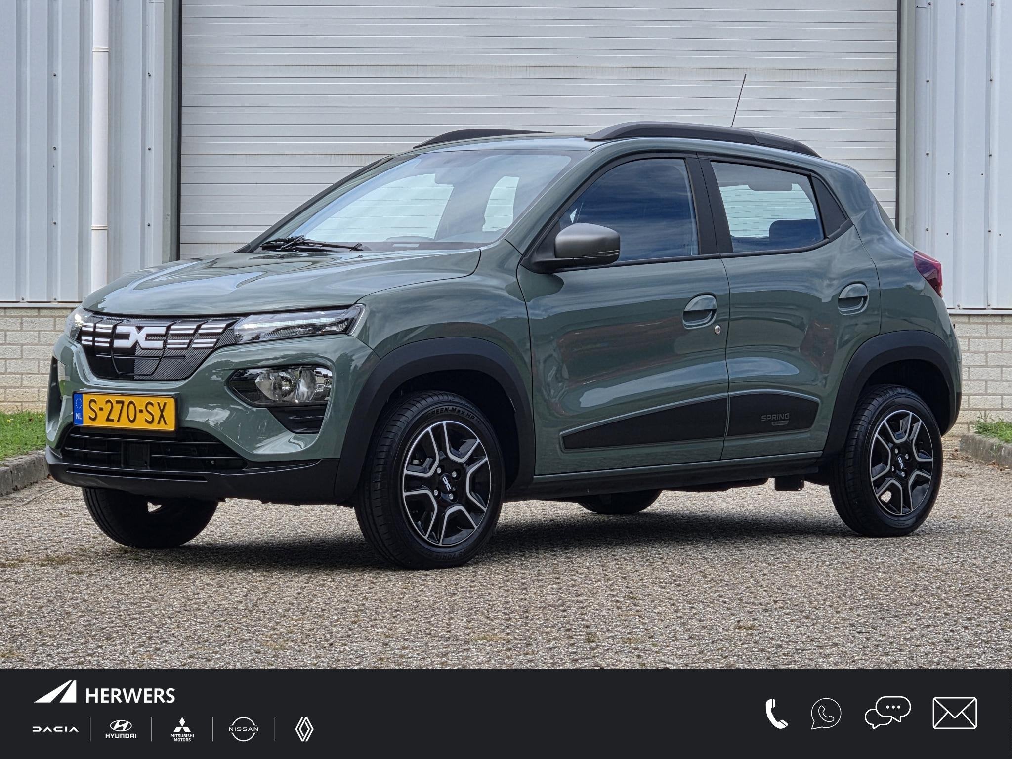 Dacia Spring Expression 27 kWh / 1e Eigenaar / SOH 92% / Ach, Auto's, Dealer onderhouden, Gebruikt, 92 %, Parkeersensor