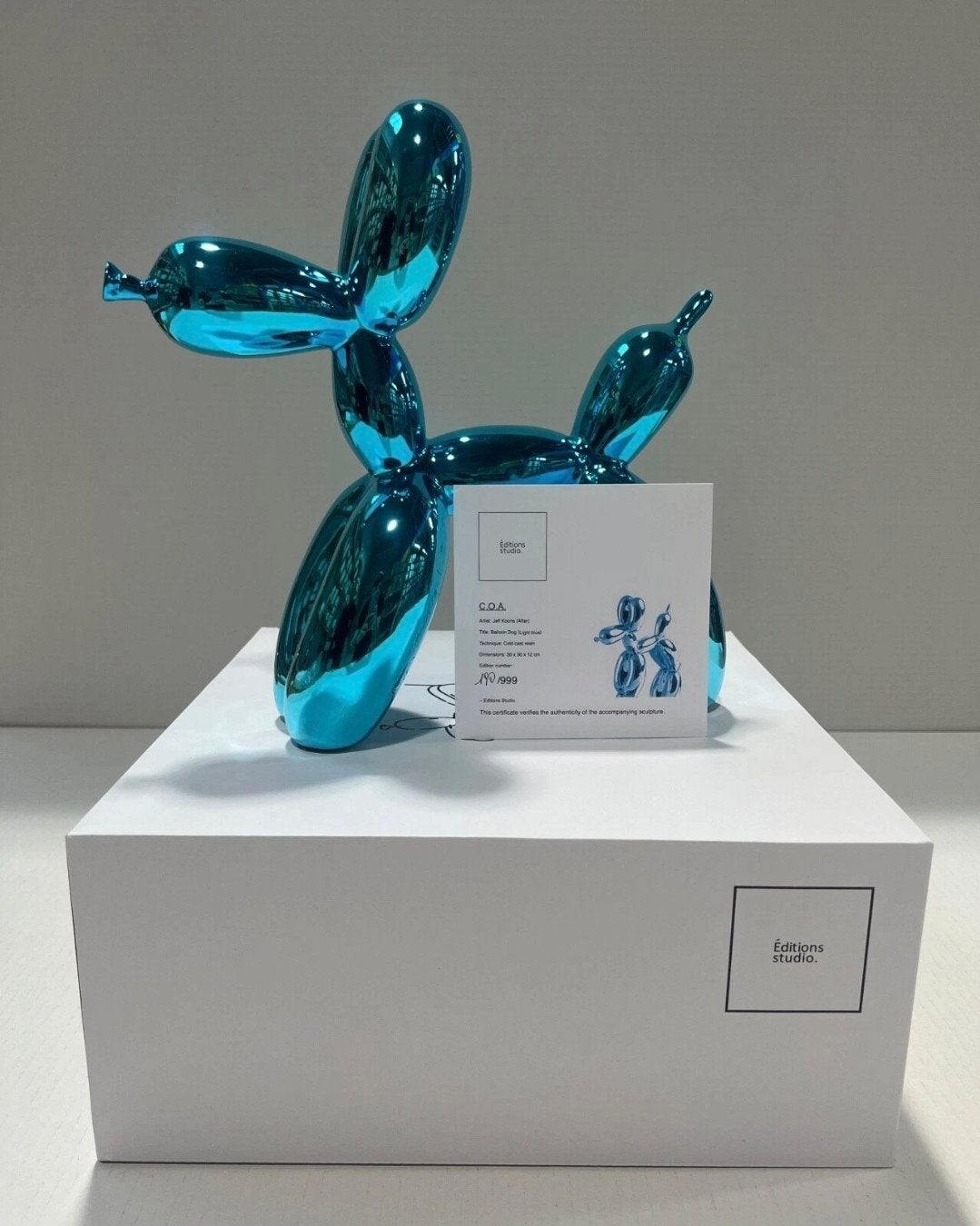 Balloon Dog Jeff Koons (After), Verzamelen, Ophalen, Nieuw, Figuurtje