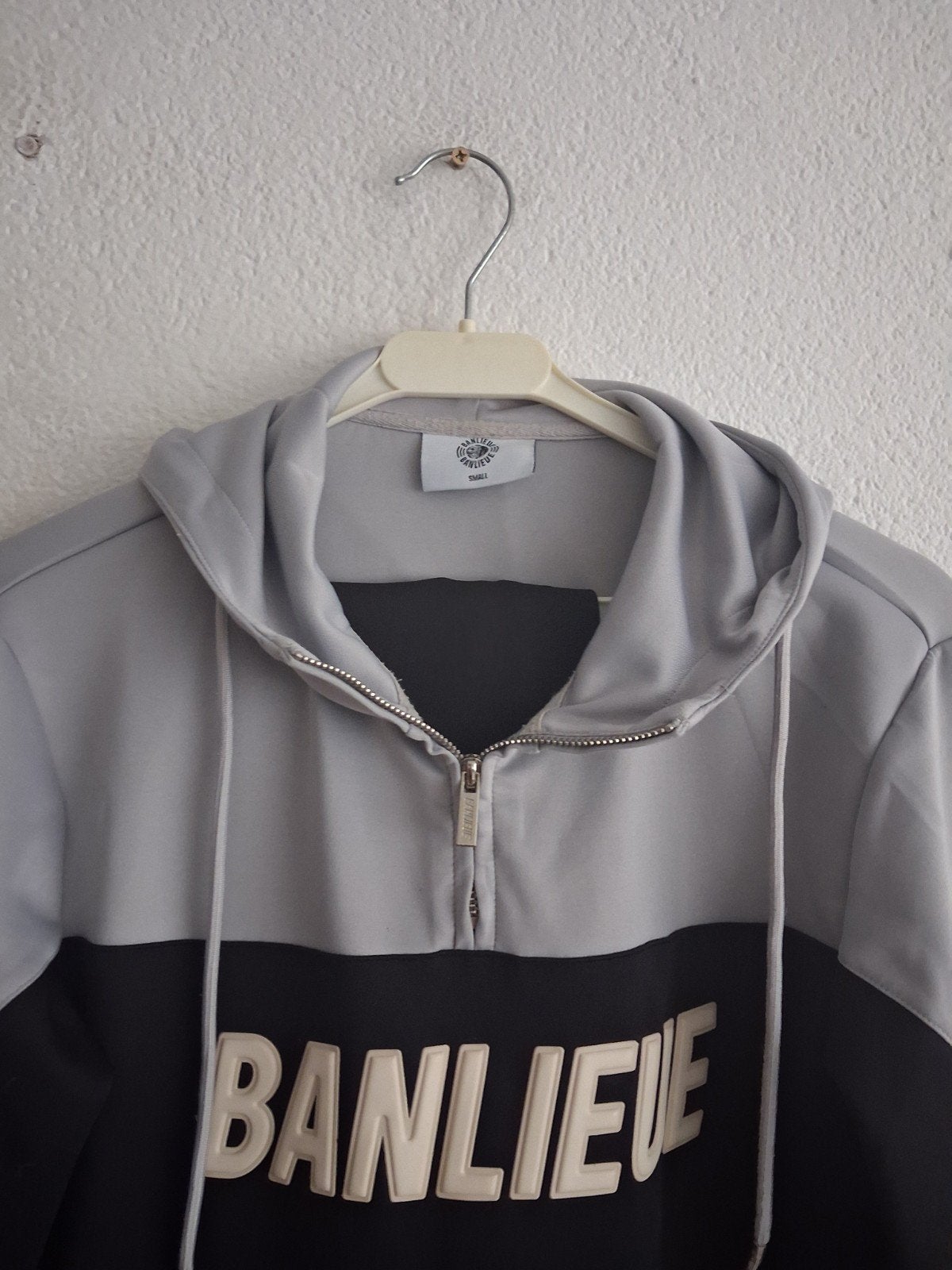 Banlieue trainingspak - Grijs/Zwart Maat  S, Kleding | Heren, Ophalen of Verzenden, Zo goed als nieuw, Banlieue