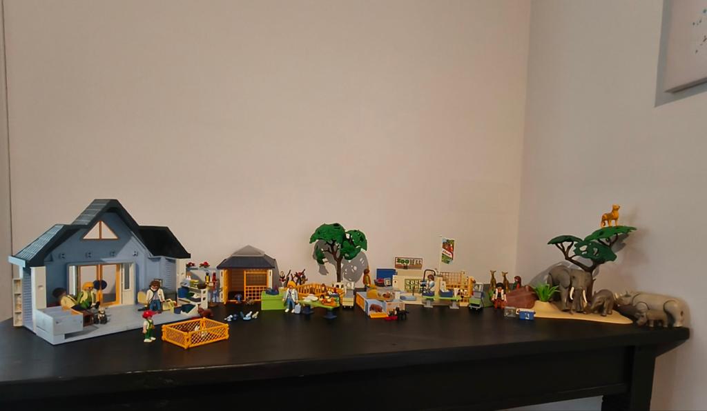 Set 4 Dieren en verzorging meerdere playmobil sets in 1 koop, Ophalen of Verzenden, Gebruikt