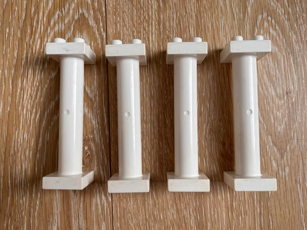 4 witte hoge pilaren pilaar, Accessoire, Ophalen of Verzenden, Zo goed als nieuw, Disney