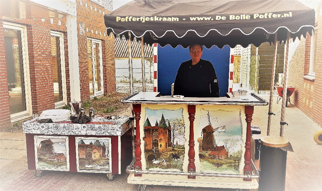 Poffertjeskraam de Bolle Poffer op locatie, Ophalen of Verzenden, Zo goed als nieuw, Verjaardag