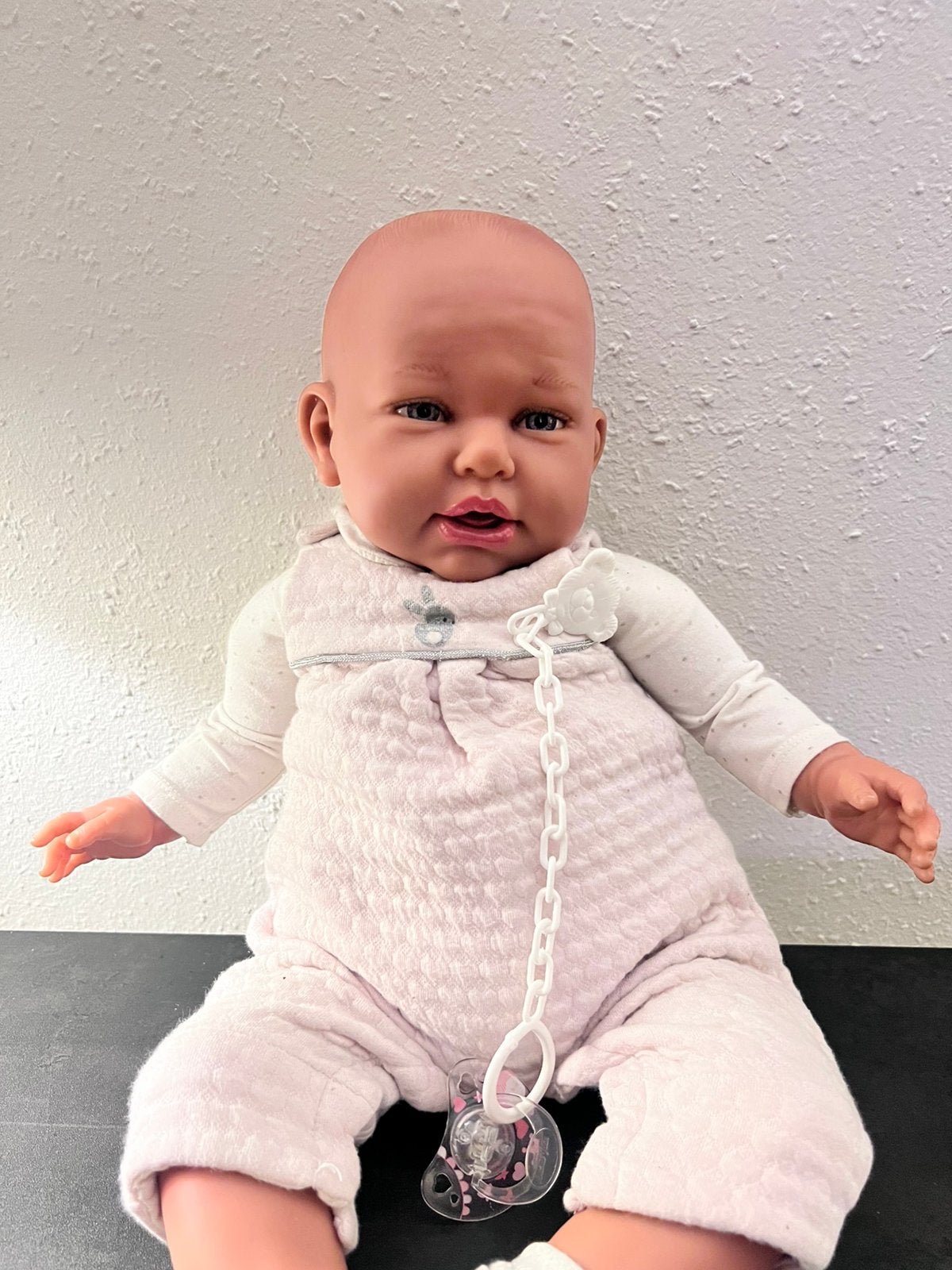 Antonio juan reborn pop, Kinderen en Baby's, Speelgoed | Poppen, Ophalen of Verzenden, Zo goed als nieuw, Babypop