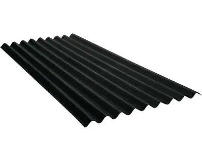 Bitumen golfplaten dakbedekking, Doe-het-zelf en Verbouw, Ophalen, Overige materialen, Gebruikt, Zwart