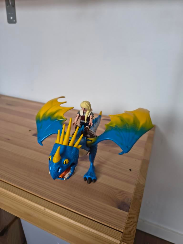 Playmobil Hoe tem je een draak - Astrid en Stormvlieg, Ophalen, Zo goed als nieuw, Complete set