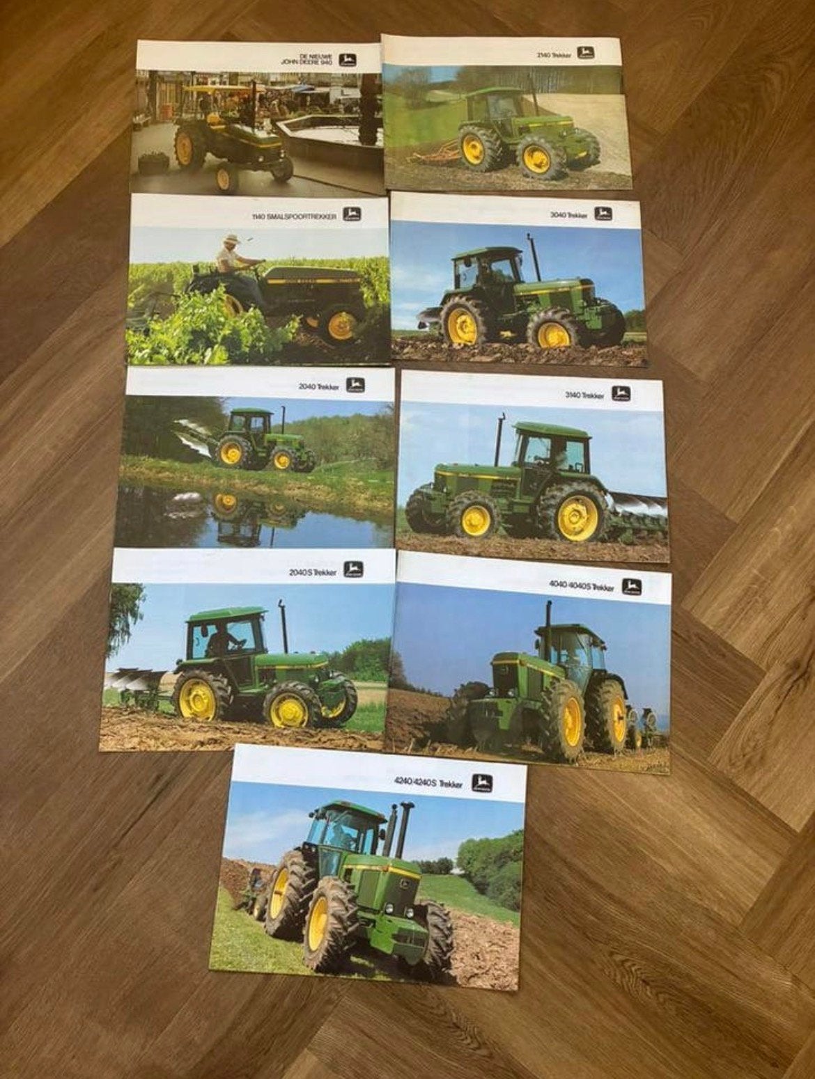 Folders 40 serie john deere, Boeken, Catalogussen en Folders, Ophalen of Verzenden, Zo goed als nieuw, Folder