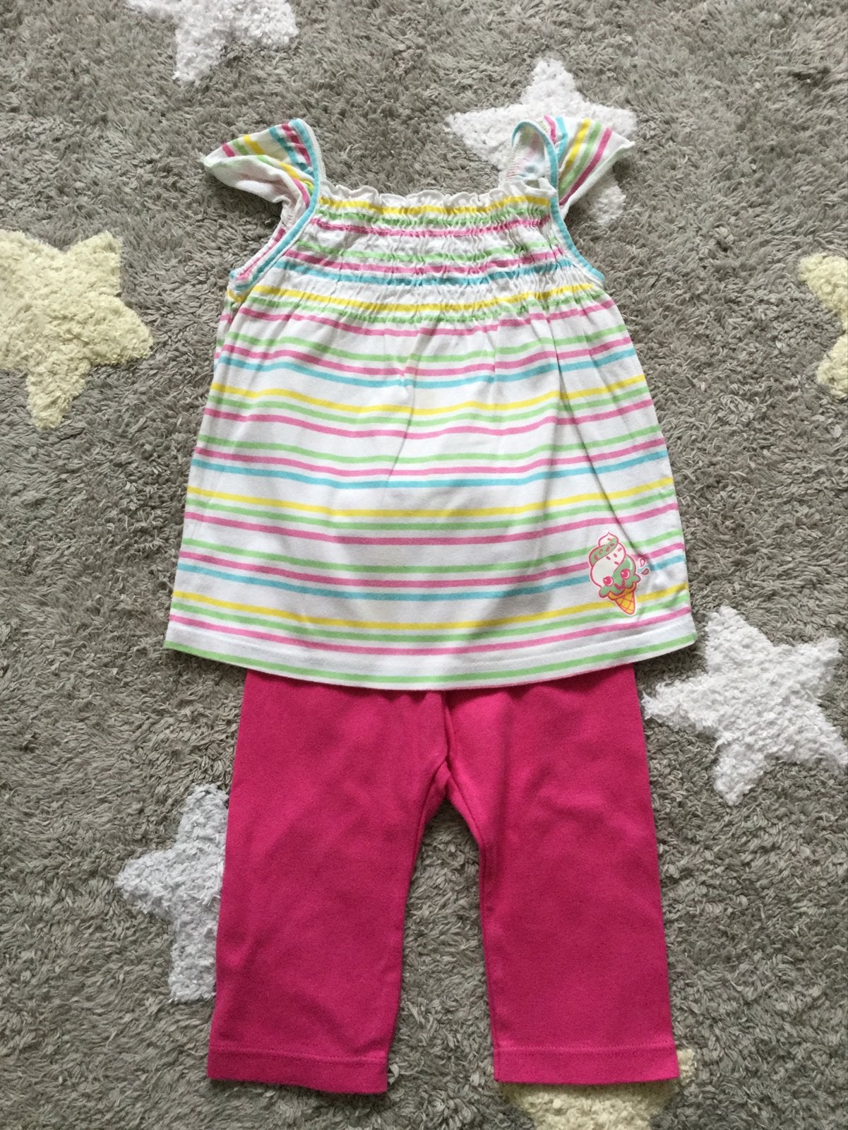 Hema Zomerse set: topje en legging.maat 68, Ophalen of Verzenden, Zo goed als nieuw, Meisje, Setje