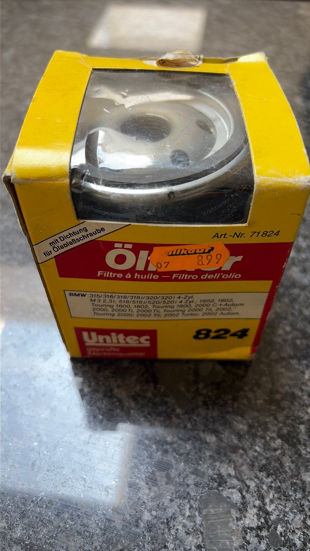 Oliefilter voor bmw, Ophalen of Verzenden, Nieuw, BMW