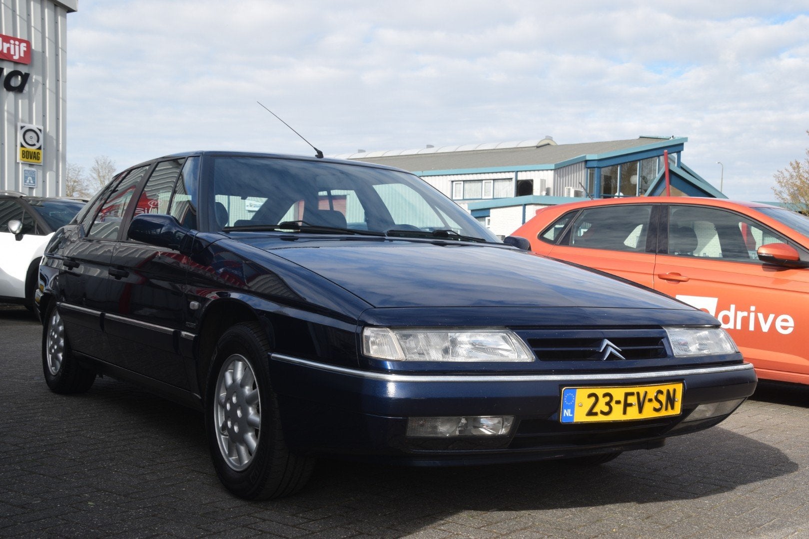 Citroën XM 3.0 V6 Exclusive Uniek | NL auto | Leer | LMV |, Auto's, Oldtimers, Zwart, 190 pk, Blauw, Bedrijf