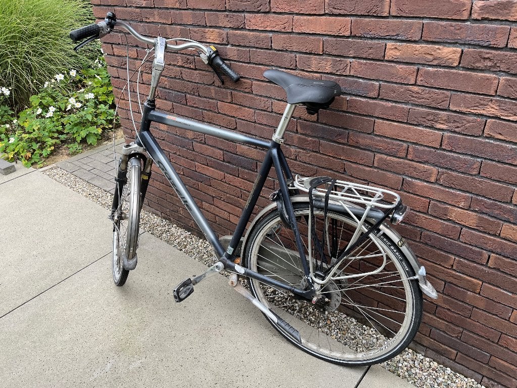 Gazelle herenfiets, Ophalen, Gebruikt, Versnellingen, 61 tot 65 cm