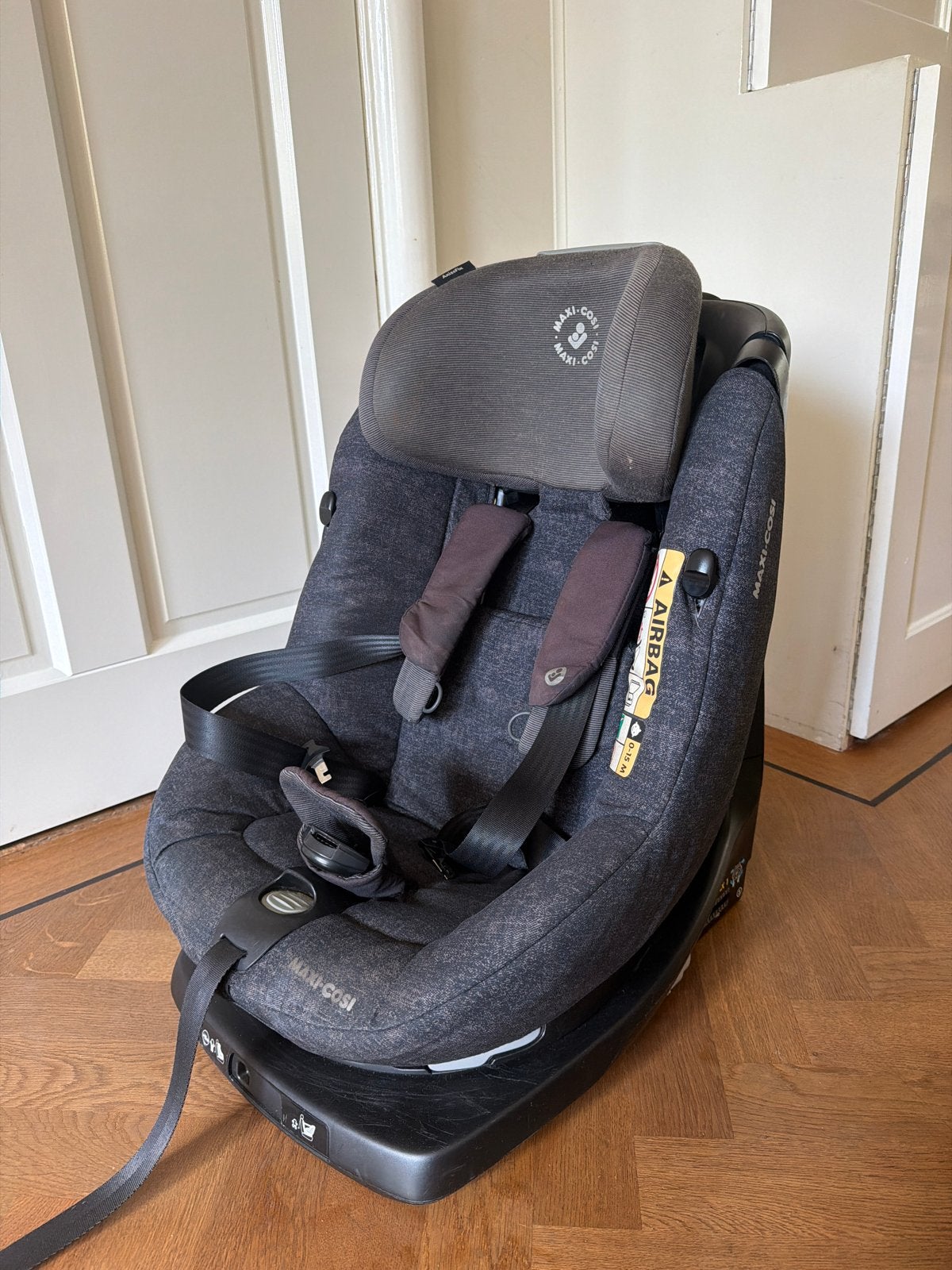 Maxi Cosi Axissfix autostoeltje met isofix, Ophalen, Gebruikt, 0 t/m 18 kg, Verstelbare rugleuning