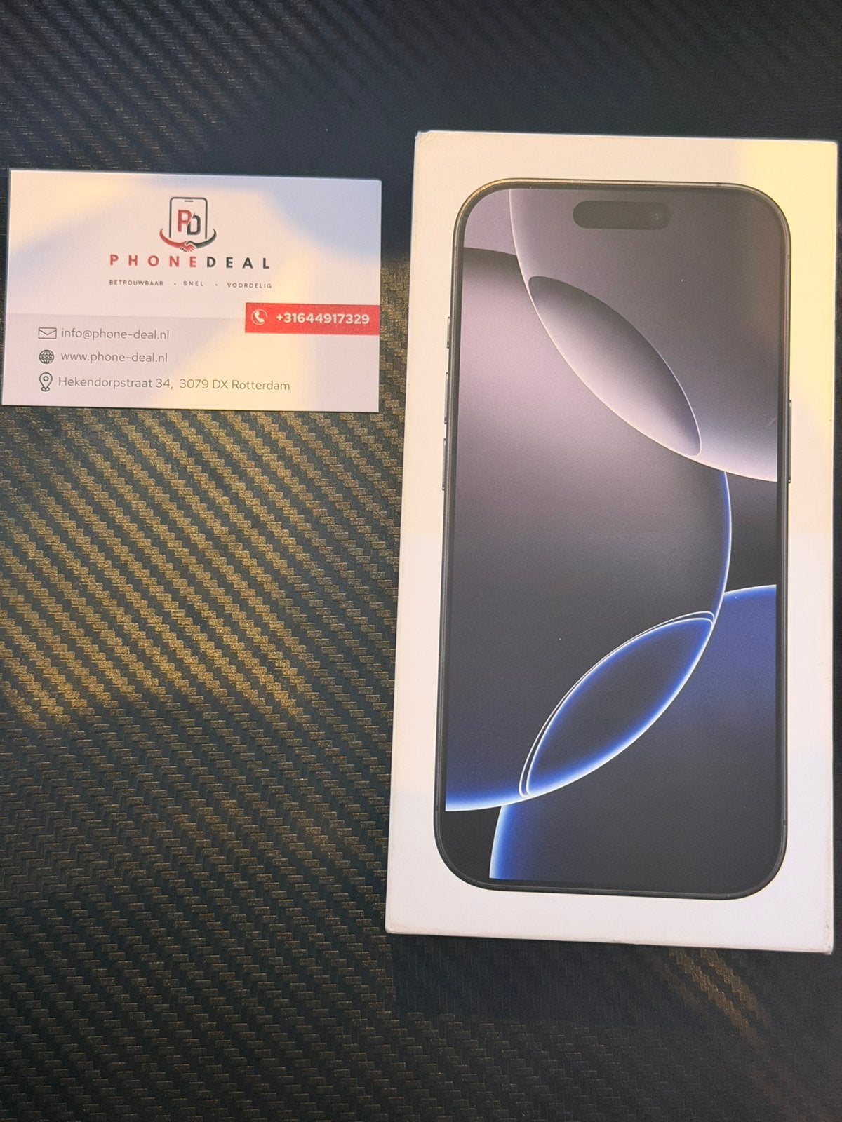 iPhone 16 pro 128 gb factuur + Garantie