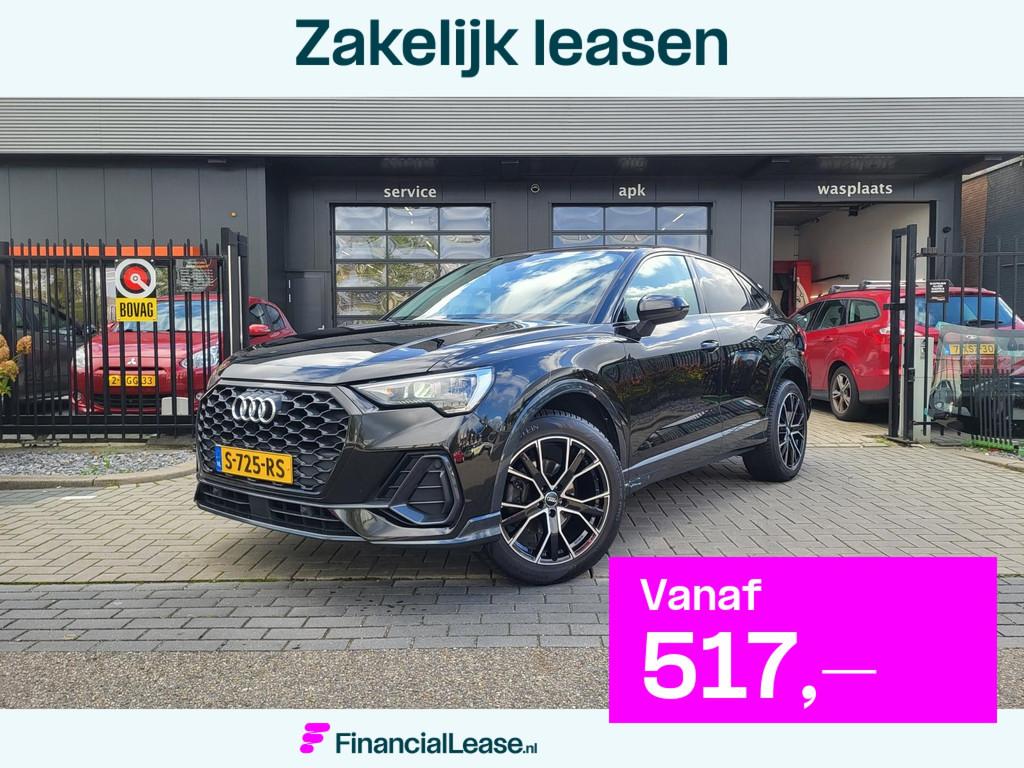 Audi Q3 Sportback 35 TFSI S Edition | Met digitaal dashboard, 12 maanden, Stof, 4 cilinders, 1505 kg