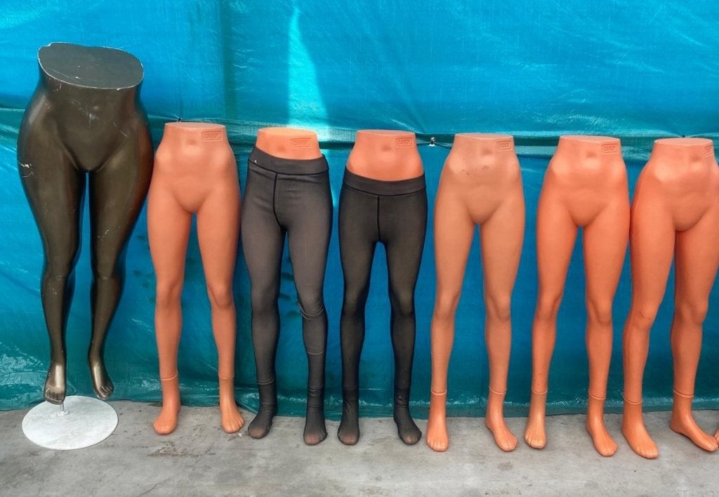 Etalage Buste, Torso, Paspop, Benen, Ophalen of Verzenden, Gebruikt