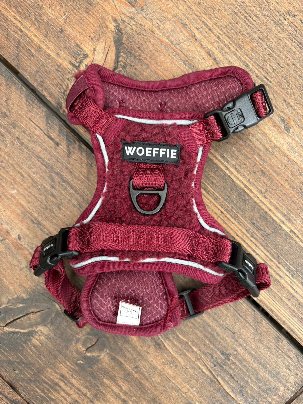Woeffie setje maat xs tuigje+riem+poepzakhoudertje, Ophalen, Zo goed als nieuw