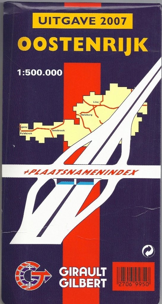 F39 plattegrond girault gilbert oostenrijk 2007, Boeken, 2000 tot heden, Europa Overig, Ophalen of Verzenden, Landkaart