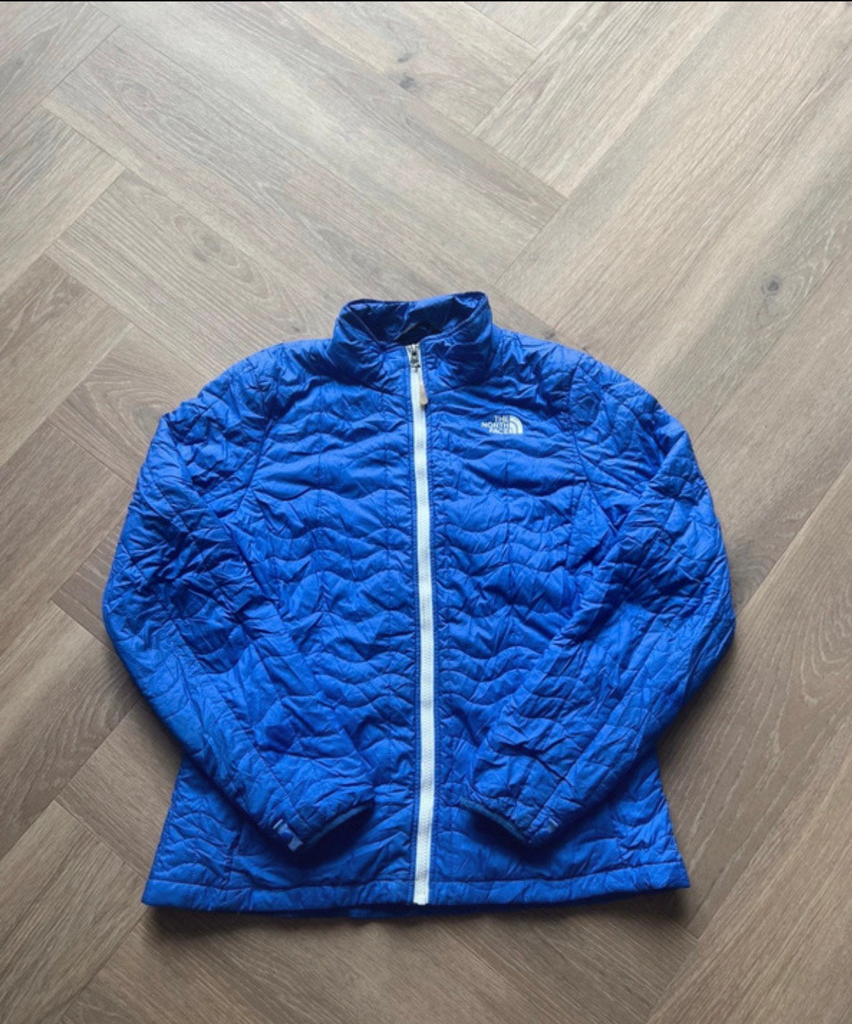The North Face pufferjas dames | paars | maat L, Ophalen of Verzenden, Zo goed als nieuw, Maat 42/44 (L), Paars