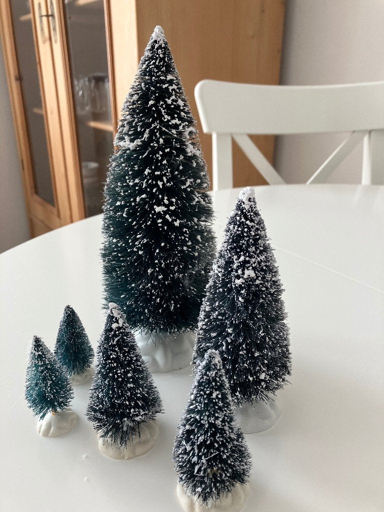 Kerstdorp boompjes, Diversen, Kerst, Ophalen, Zo goed als nieuw