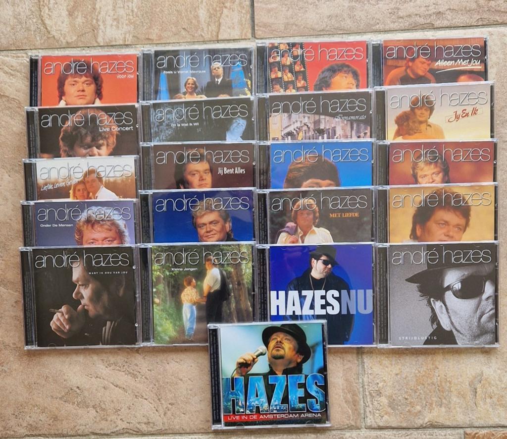 André Hazes CD collectie - 21 albums, Ophalen, Gebruikt, Levenslied of Smartlap