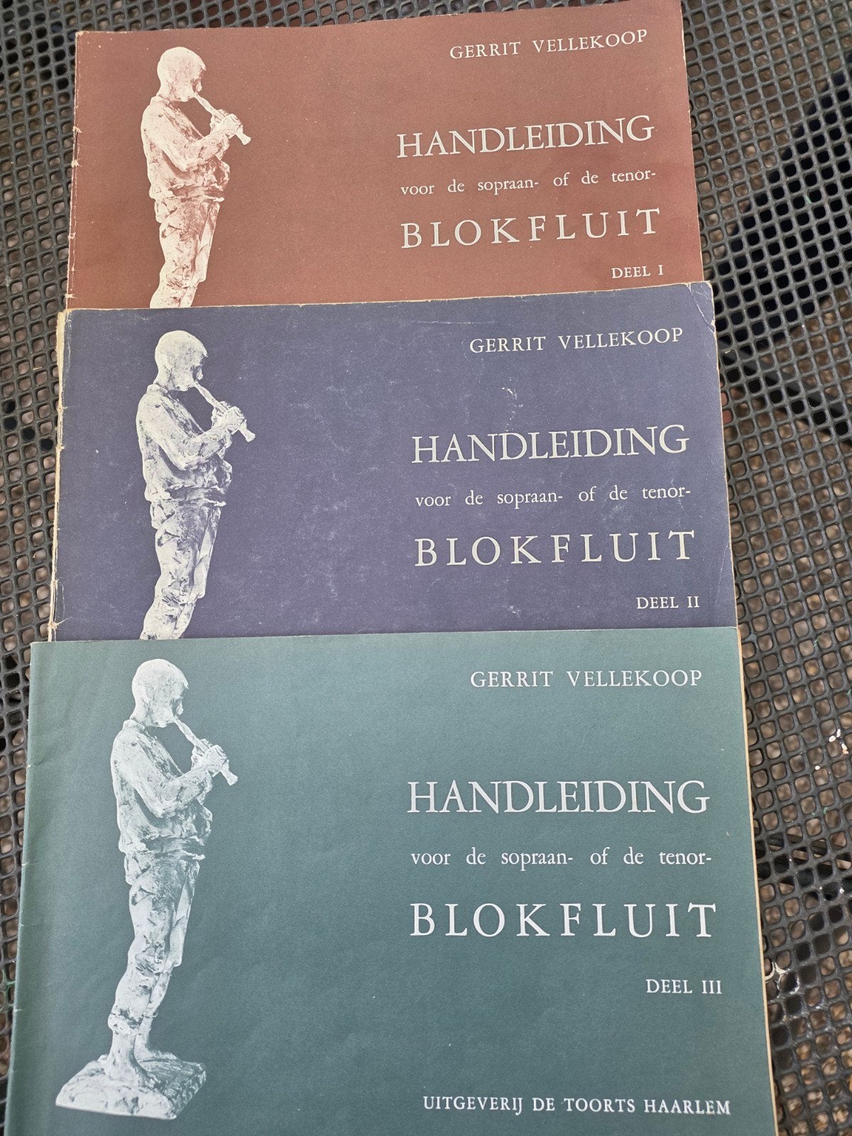 Handleiding voor Sopraan- of Tenorblokfluit (3 delen), Gebruikt, Klassiek, Les of Cursus, Ophalen of Verzenden