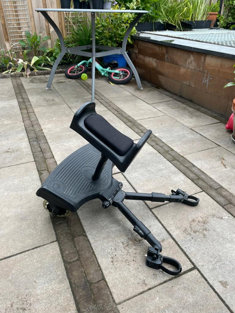 Meerijdplankje met zitje voor kinderwagen, Ophalen, Gebruikt, Overige merken