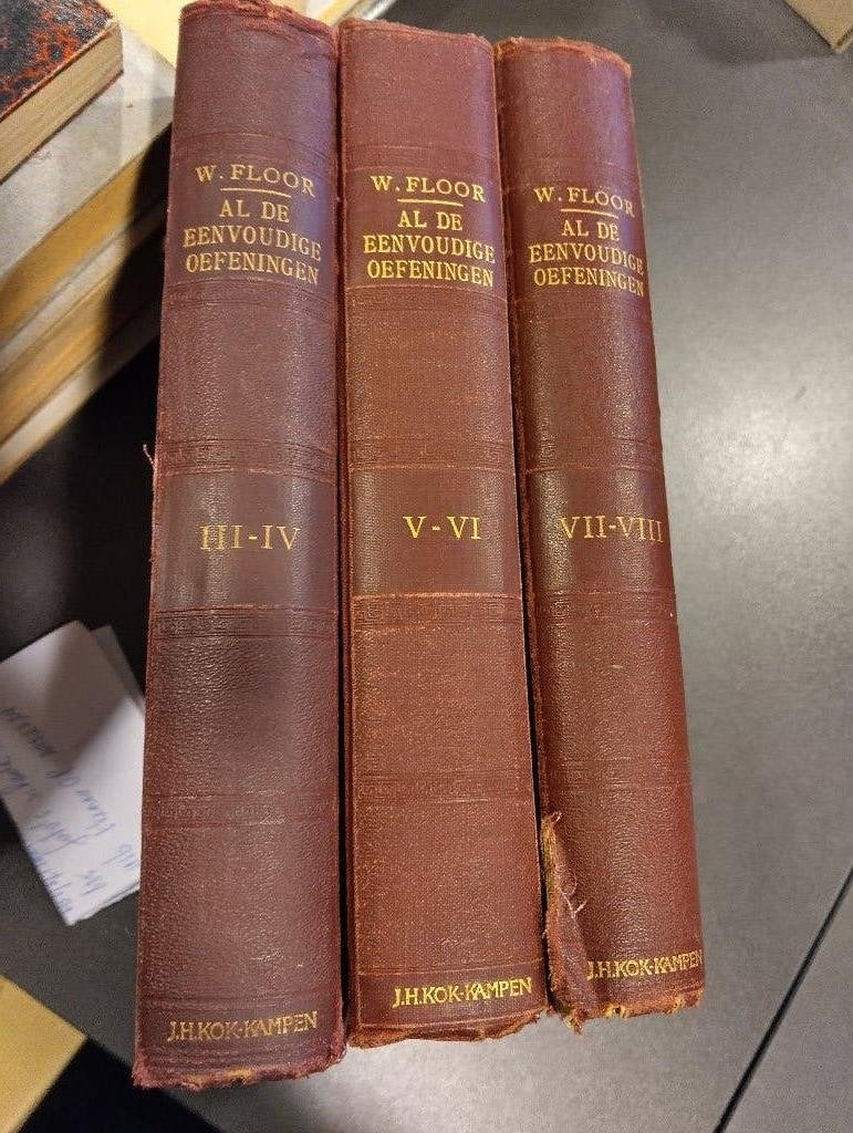 Nr. 489 W. Floor, Al de eenvoudige oefeningen, 8 bundels, Ophalen of Verzenden, Gelezen, Floor, W., Christendom | Protestants