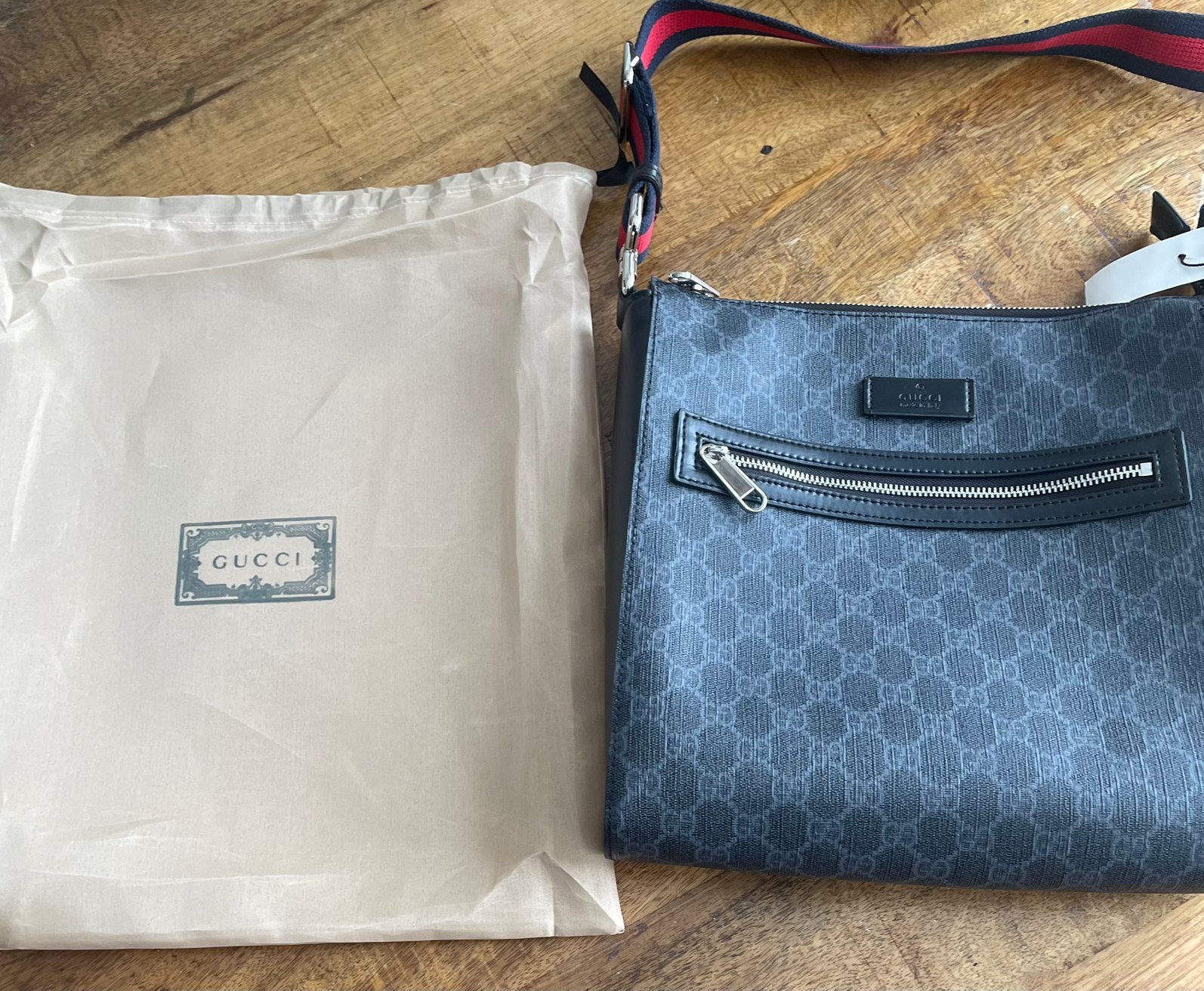 Gucci tas voor mannen, Overige merken, Zwart, Ophalen of Verzenden, Zo goed als nieuw