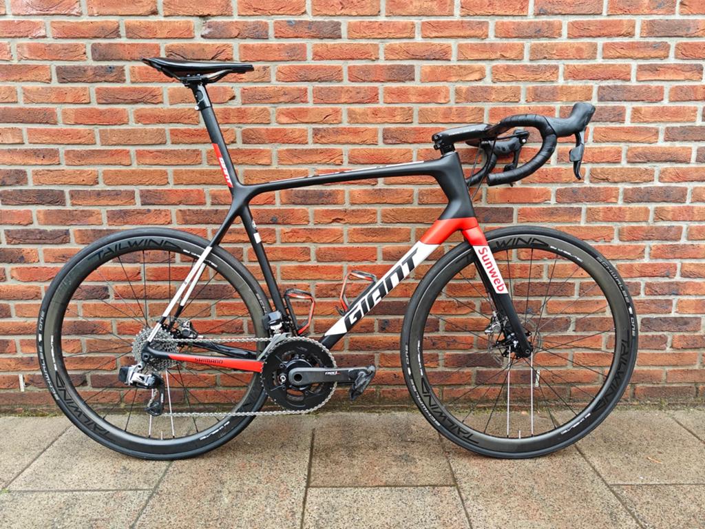 Giant TCR | SRAM Red Etap | Quarq | Wheeltec | XL, Fietsen en Brommers, Fietsen | Racefietsen, Ophalen, Aluminium, Giant, Zo goed als nieuw