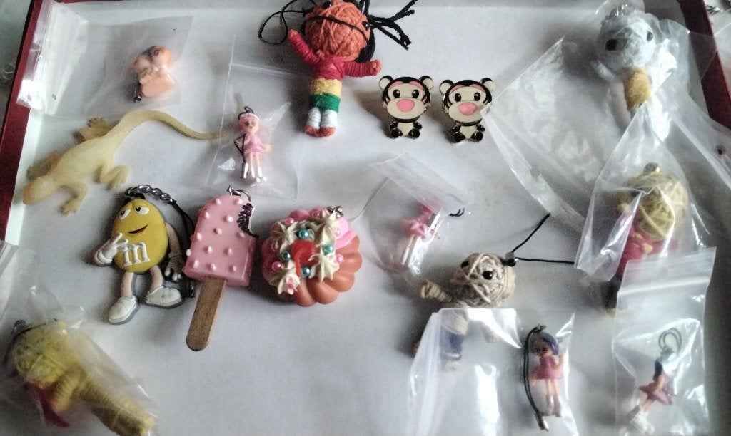 Set Popjes Skelanimals Konijn Voodoo Unieke Hangers Mobiel, Ophalen of Verzenden, Nieuw, Overige typen