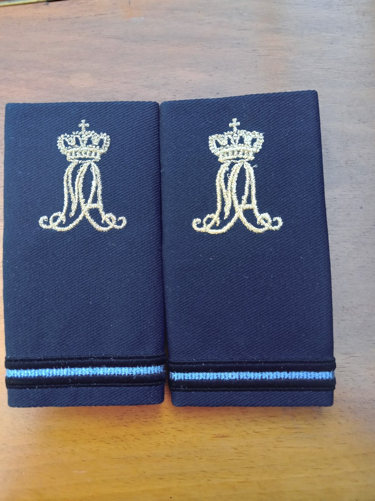 Epauletten Kadetten KMA, Verzamelen, Militaria | Algemeen, Ophalen of Verzenden, Landmacht, Nederland, Embleem of Badge