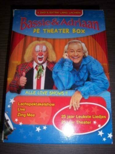 Bassie en Adriaan de Theater Box 5-dvd-box in goede staat, Show, Alle leeftijden, Zo goed als nieuw, Komedie