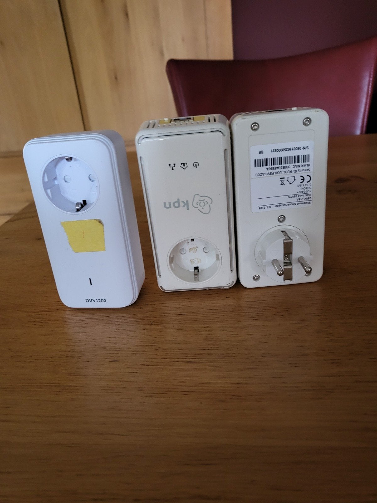 KPN DVS 1200 Powerline Adapters - Set van 3, Ophalen of Verzenden, Gebruikt, Router, KPN