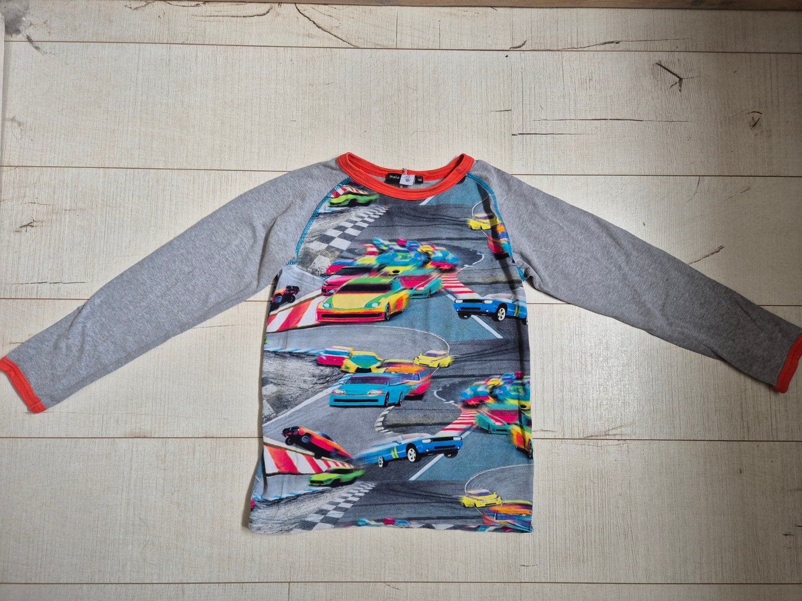 Gave longleeve "racing" mt 140 (MOLO/ als NIEUW), Ophalen, Molo, Jongen, Shirt of Longsleeve