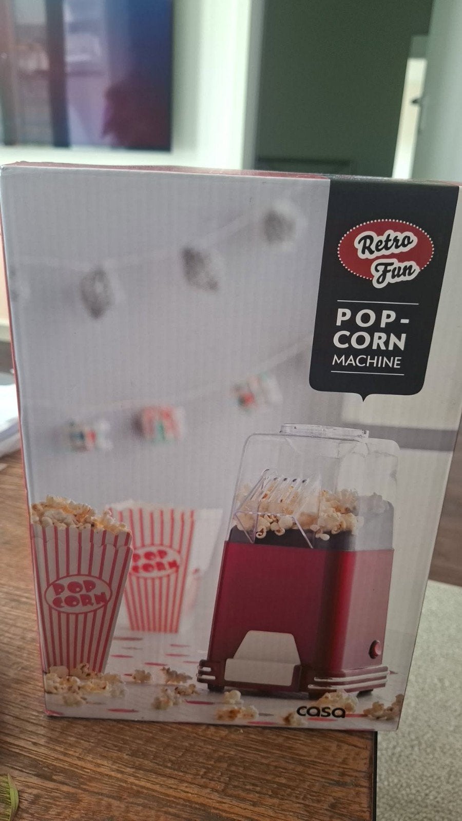 Retro Fun Popcorn Machine - Nooit gebruikt!, Ophalen of Verzenden, Nieuw