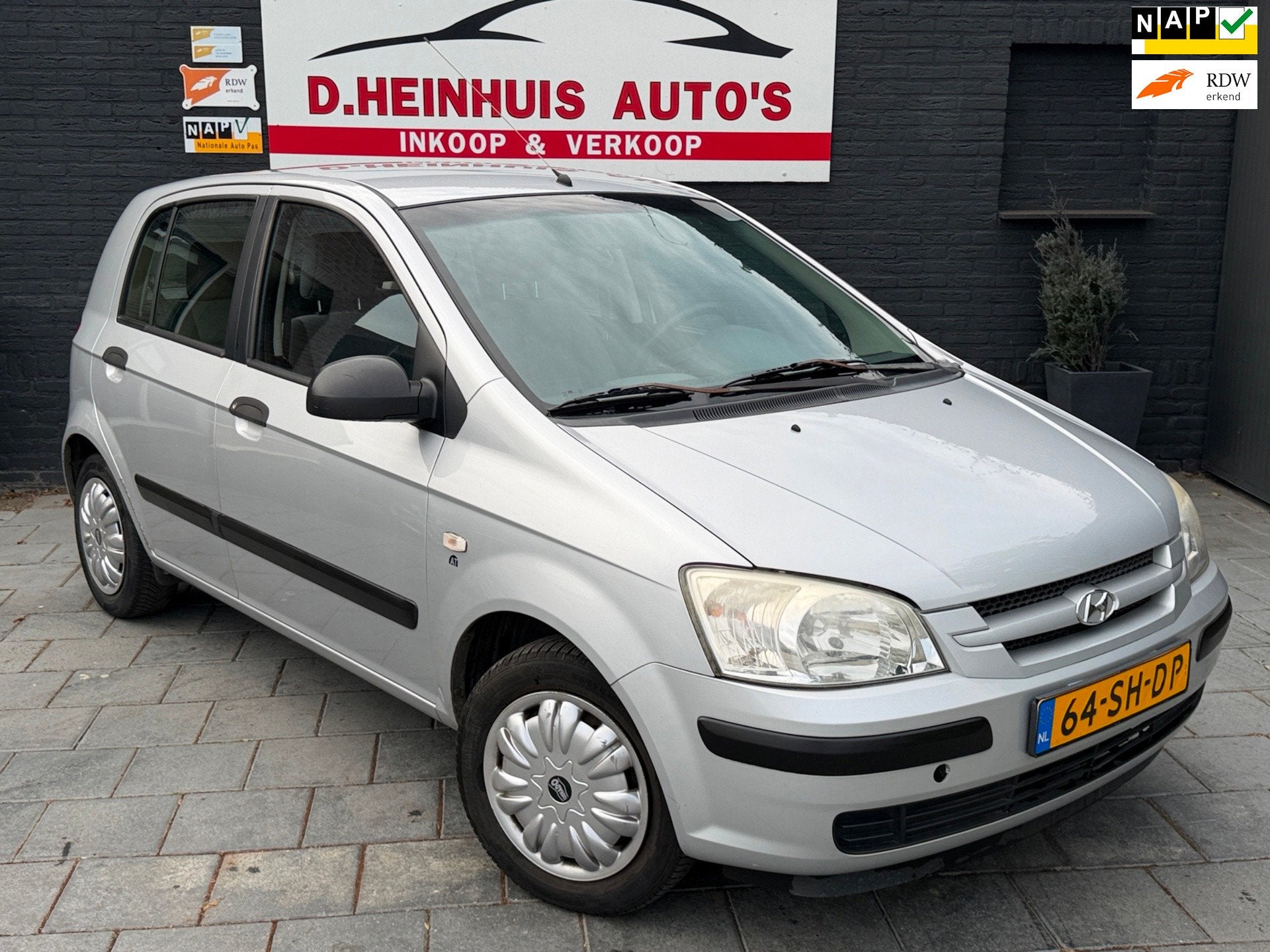 Hyundai Getz 1.1i Active Young |5DRS|NETTE AUTO, Auto's, Voorwielaandrijving, 450 kg, 31 €/maand, 4 cilinders