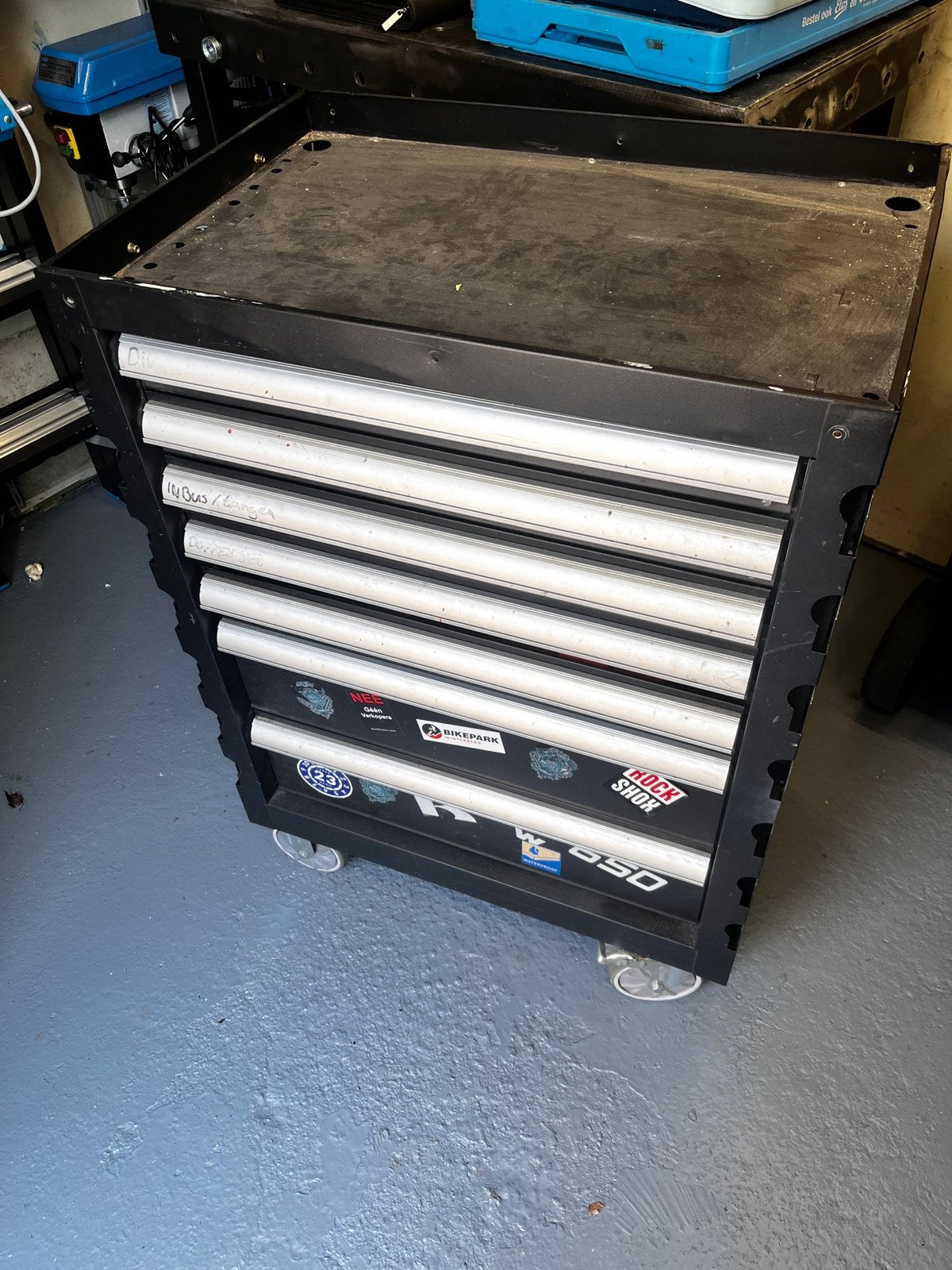 HBM premium gereedschap kar, gereedschapwagen,, Ophalen