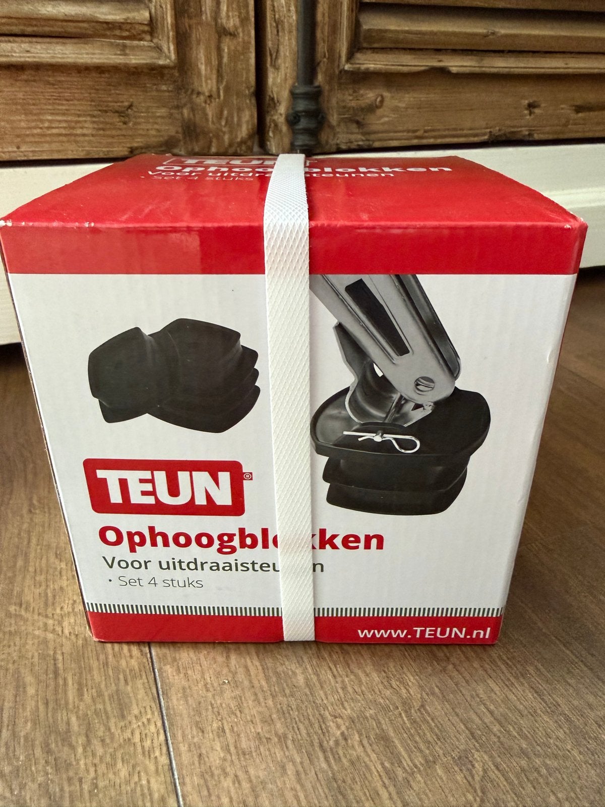 TEUN Ophoogblokken voor uitdraaisteunen - Set van 4, Caravans en Kamperen, Caravan accessoires, Ophalen, Nieuw