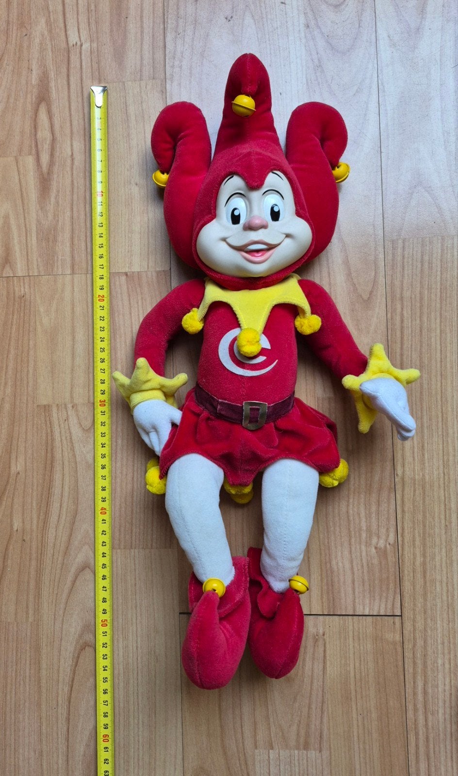 vintage Efteling pardoes knuffel - Groot formaat, Gebruikt, Overige merken, Overige typen, Ophalen of Verzenden