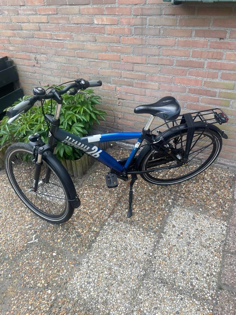 Fiets alpina yabber, Gebruikt, Velgrem, Versnellingen, Ophalen