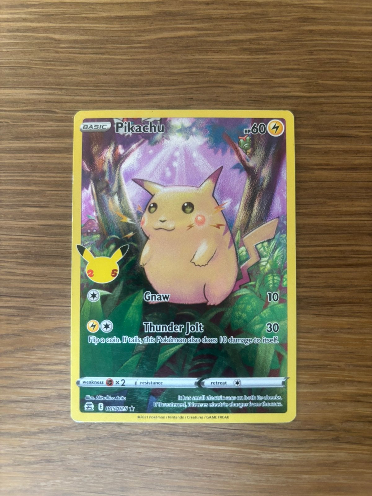 Pikachu 005/025 celebrations, Ophalen of Verzenden, Zo goed als nieuw