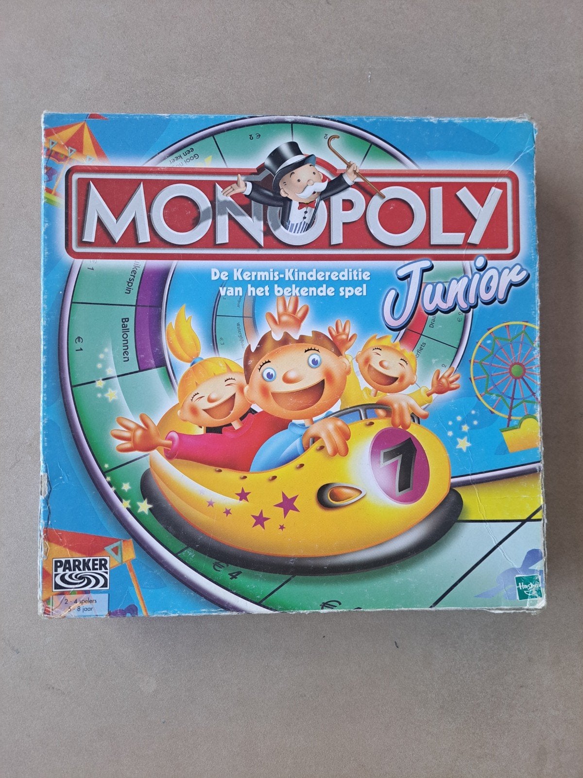 Monopoly Junior: De Kermis-Kindereditie, Een of twee spelers, Ophalen of Verzenden, Gebruikt, Parker