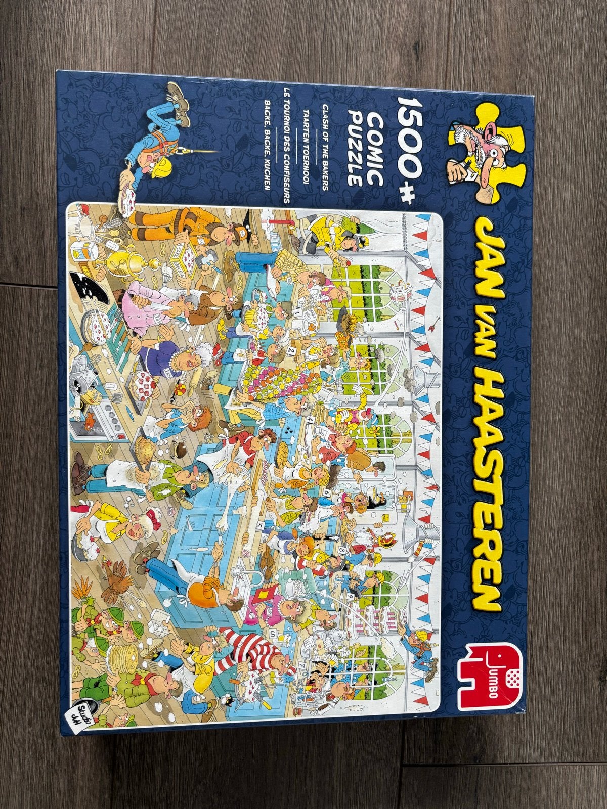 Jan van Haasteren - Taarten Toernooi 1500 stukjes, Ophalen, 500 t/m 1500 stukjes, Gebruikt, Legpuzzel