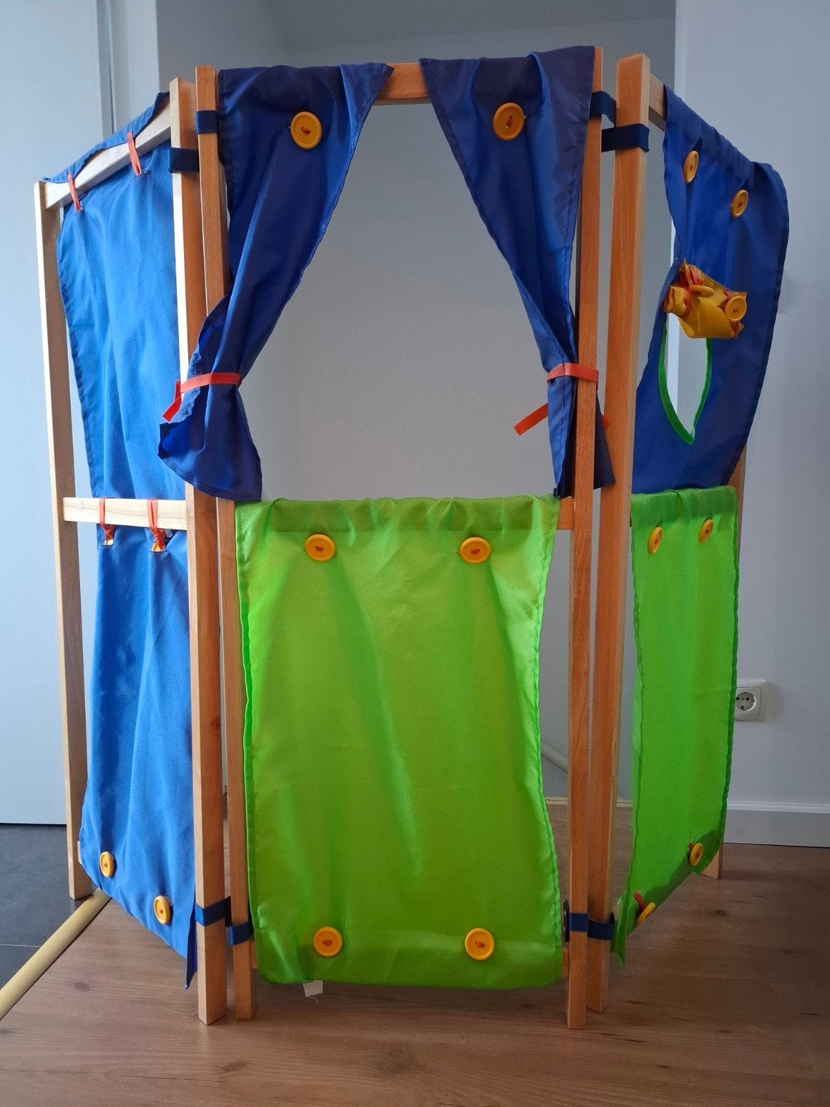 IKEA Kinder Speelhuisje/Poppenkast van hout en stof, Ophalen, Gebruikt, Hout