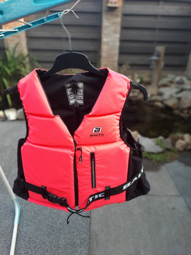 Baltic zwemvest 70-90 kg neon roze, Ophalen of Verzenden, Zo goed als nieuw, Dame, Reddingsvest of Zwemvest