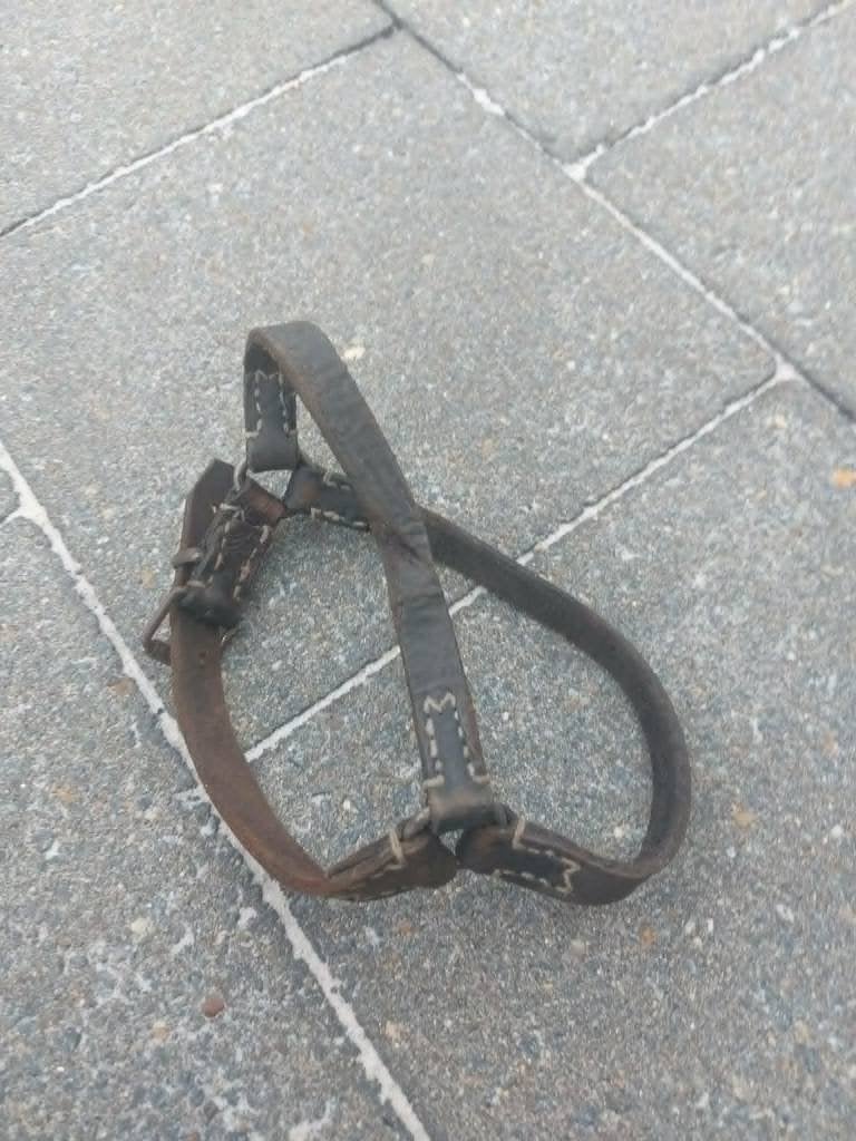 Duitse WO2 Lederen hielriem voor laarzen Wehrmacht, Ophalen of Verzenden, Landmacht, Duitsland, Kleding of Schoenen