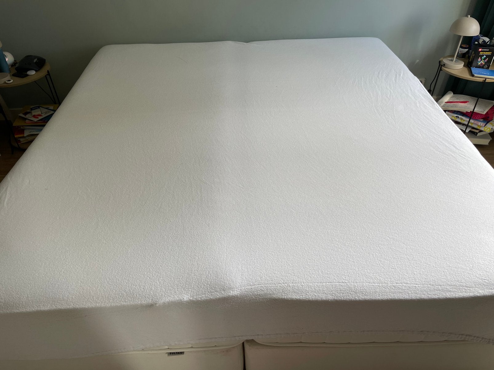 Ikea tweepersoons boxspring, Gebruikt, Tweepersoons, Ophalen of Verzenden, Bedbodem