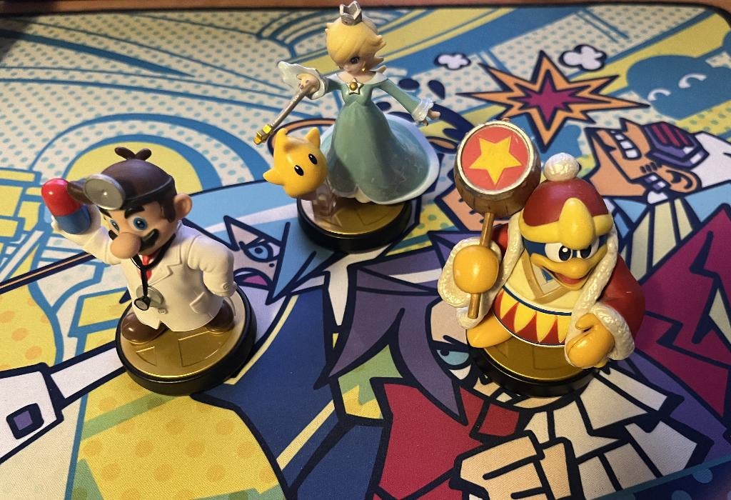 Super Smash Bros Amiibo Setje, Vechten, Ophalen of Verzenden, Zo goed als nieuw, 3 spelers of meer