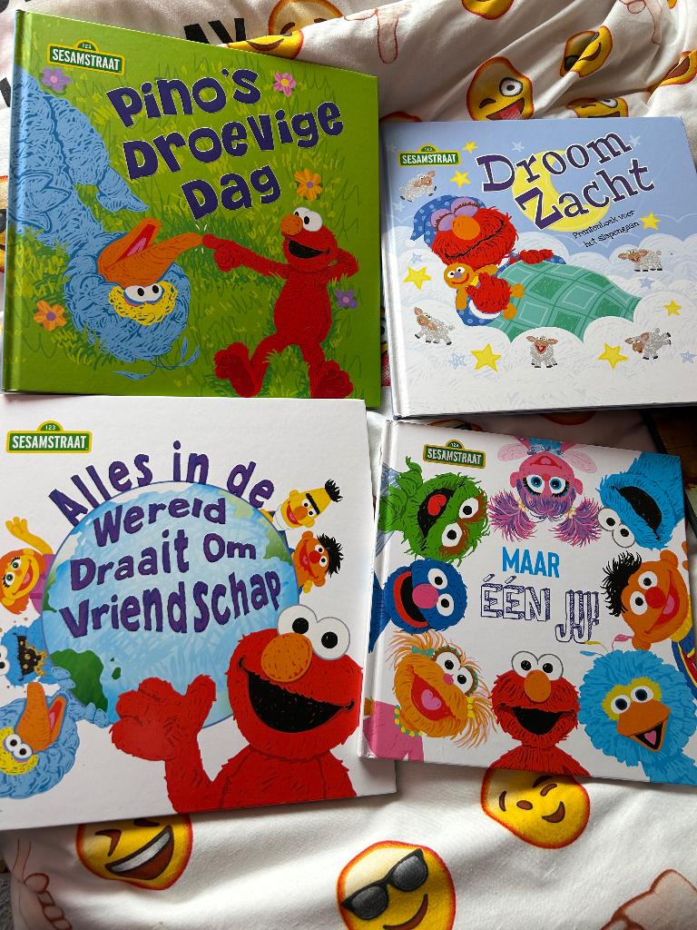 Kinderboeken sesamstraat zgan, Ophalen, Zo goed als nieuw, Fictie algemeen
